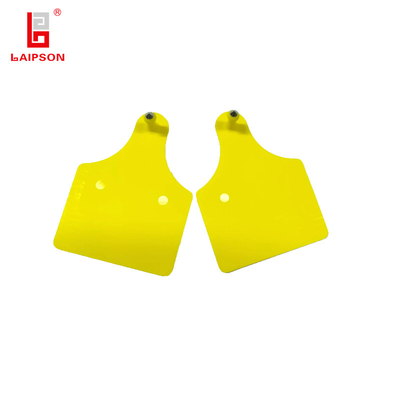 sGS BASF TPU visual Double Cattle Ear Tag with Laser Engraved Numbers for Livestock Identification