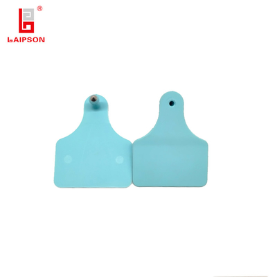 Good Quality Tpu Uv Resistant Material Blank Blue Male Ear Tag For Cow Goat Cattle Farm