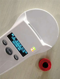 Mini Electronic Red Yellow RFID Animal Ear Tag For Sheep Cattle Tracking