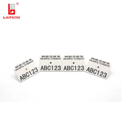 32mm Two Piece Swine Premise Id Tags Resemble Allflex
