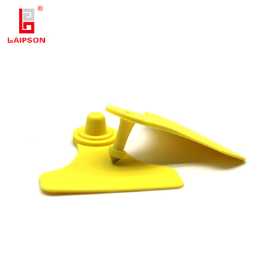 Tpu Sheep Goat Animal Ear Tag Digital Tamper Proof 60mm For Livestock